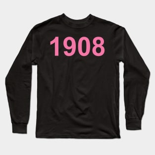 1908 AKA Pretty Girls Ivy Pearls Pink Green Phirst Pham Long Sleeve T-Shirt